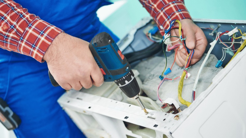 Mamak Toshiba Toshiba çamaşır makinesi kart tamiri – Su almama arızası orijinal parça ile giderildi. - Teknik servis örneği